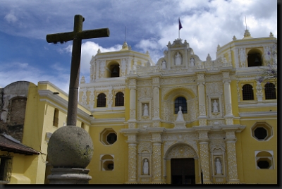 Nádherně zdobené guatemalské kostely