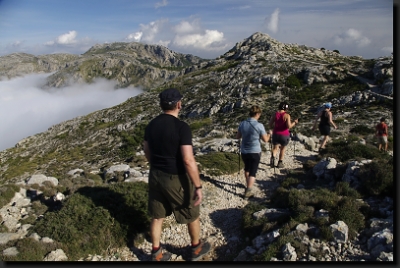 Na stezce Ruta de Pedra en Sec