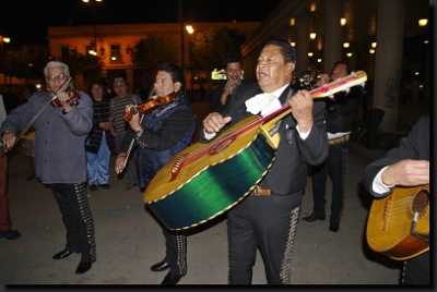 Pouliční hudebníci mariachi