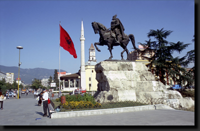 Hlavní město Albánie - Tirana